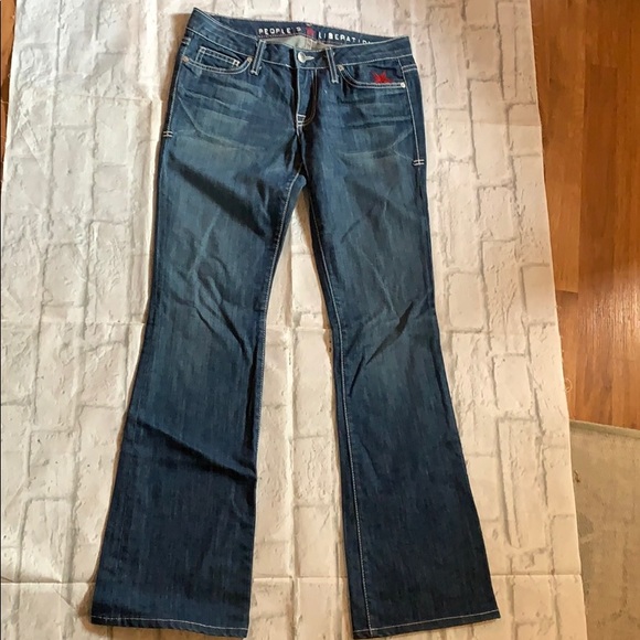 People’s Liberation flare jeans sz 27 - Picture 3 of 5